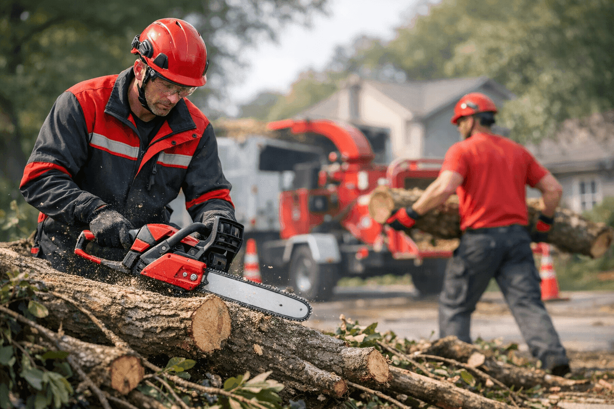 Storm Damage Cleanup service by Orlando Tree Trimmer